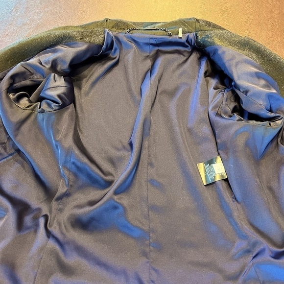 Elie Tahari Textured Black Suit Blazer 10 - Picture 6 of 14